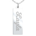 Dainty Name Tag Necklace