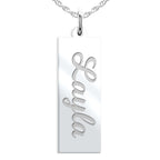 Dainty Name Tag Necklace