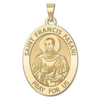 Saint Francis Fasani Oval Religious Medal