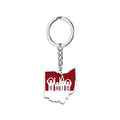 Ohio Color Enamel Outline Keychain