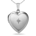 Diamond Heart Photo Locket