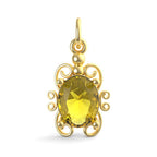 Filigree August Stone Charm(4764-008)