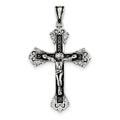 Antiqued Inri Crucifix Pendant