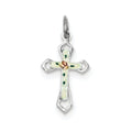 Enameled Cross Pendant