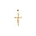 Solid Polished Crucifix Pendant