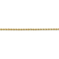 14K Yellow Gold 2.0mm Diamond Cut Flex Rope Chain