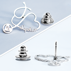 Personalized Nurse Stethoscope Pin