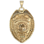Personalized Florida Police Badge with Your Name, Rank, Number & Department