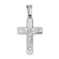 Sterling Silver Hollow Latin Crucifix Pendant