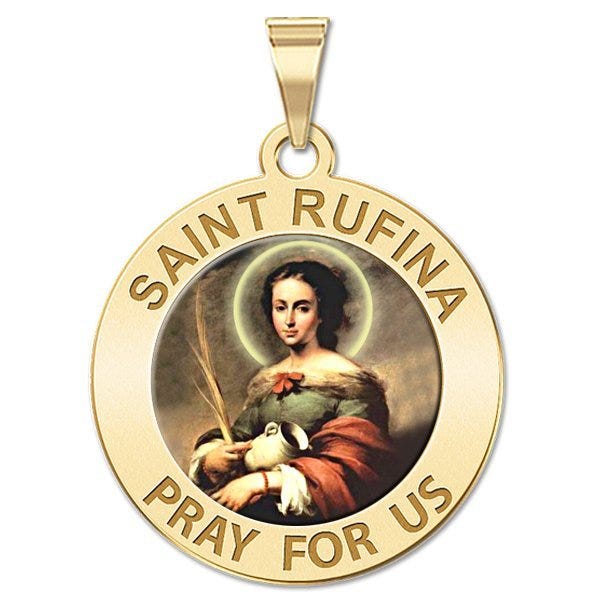 Saint Rufina Religious Color Medal