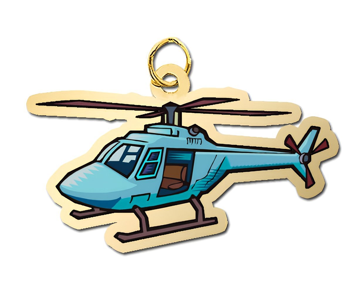 Helicopter Charm