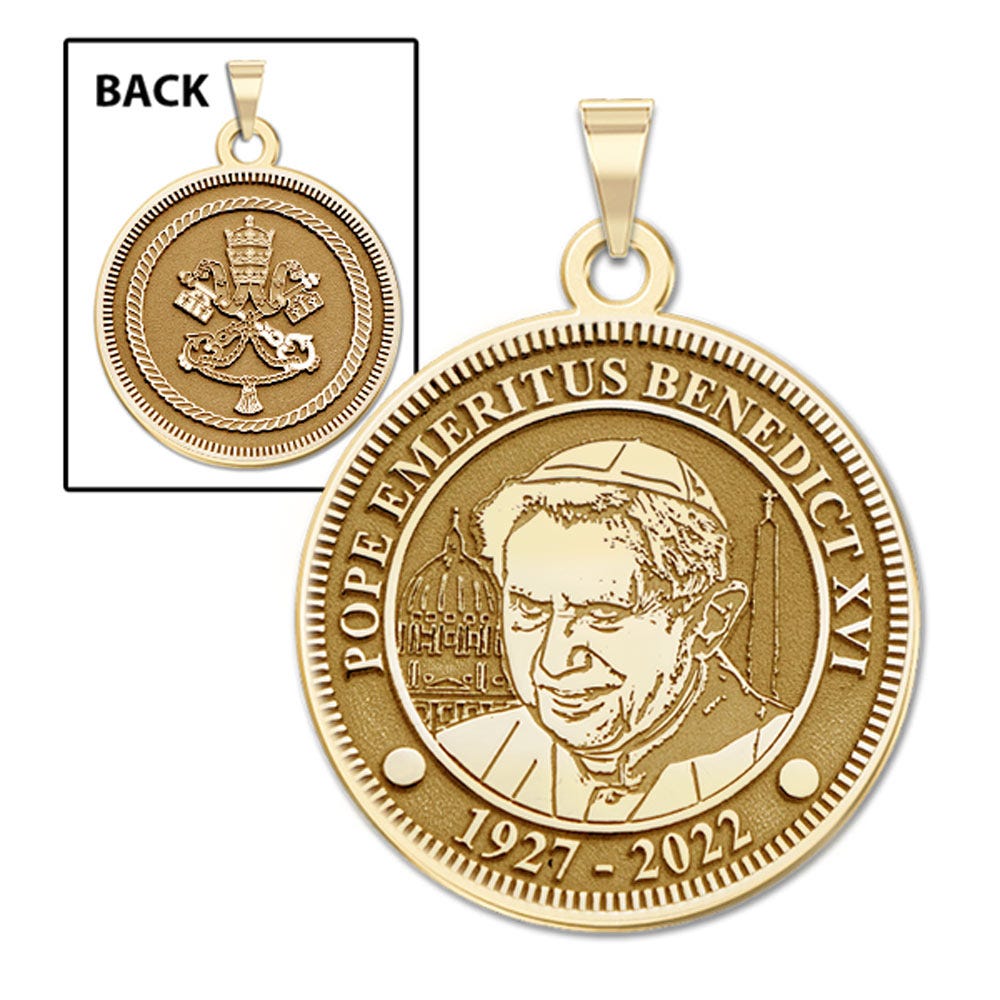 Pope Emeritus Benedict Xvi Memorial Medallion