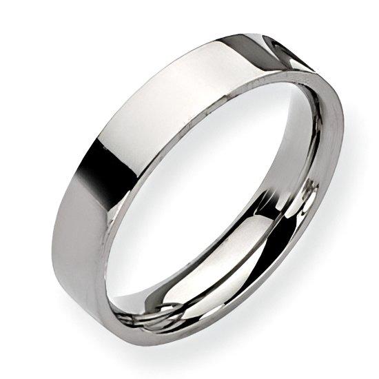 Sterling Silver Approx. 0.20 Inch Flat Wedding Band