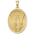 Virgin Mary Paratrooper Religious Medal