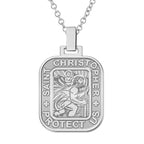 Saint Christopher Rectangle Religious Medal
