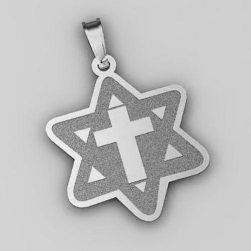 "Star of David" with Cross Pendant