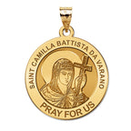 Camilla Battista Da Varano Round Religious Medal