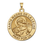 Santa Madre De La Leche Round Religious Medal
