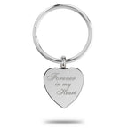 Heart Shape Forever in My Heart Cremation and Ash Vessel Keychain