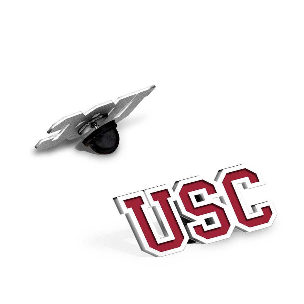 Usc Color Enamel Block Pin