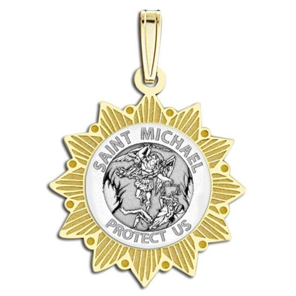 Saint Michael Sun Border Medal