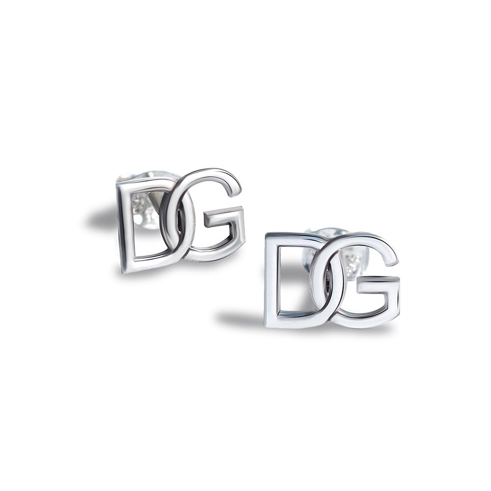 Intertwined Interlocking Initial Earrings