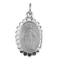 14K Gold Oval Miraculous Medal