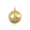 Atlanta Skyline Open Rope Disc Charm(3729)