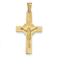14K Gold Crucifix Pendant