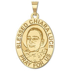 Blessed Chiara Luce Oval Religious Medal