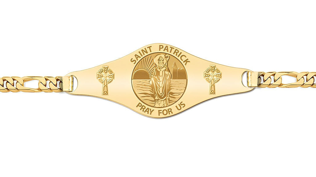 Saint Patrick Bracelet With Celtic Crosses