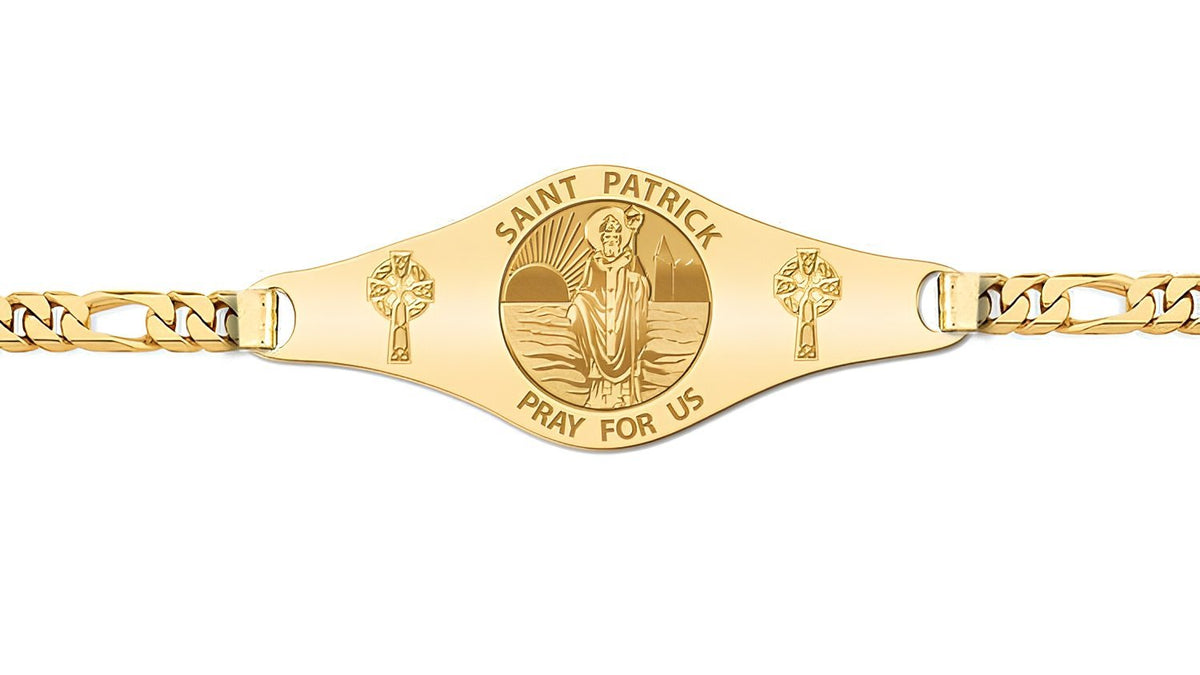 Saint Patrick Bracelet With Celtic Crosses