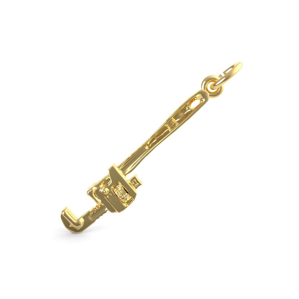 Pipe Wrench Charm