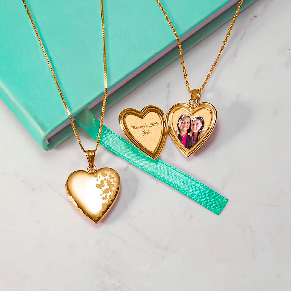 Butterflies Photo Locket