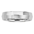 14K White Gold Approx. 0.20 Inch Knife Edge Wedding Band