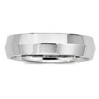 14K White Gold Approx. 0.20 Inch Knife Edge Wedding Band