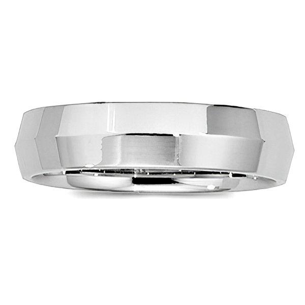 14K White Gold Approx. 0.20 Inch Knife Edge Wedding Band