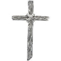 Wooden Texture Cross Pendant