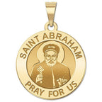 Saint Abraham Religious Round Medal