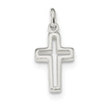 Sterling Silver Cut-Out Cross Charm