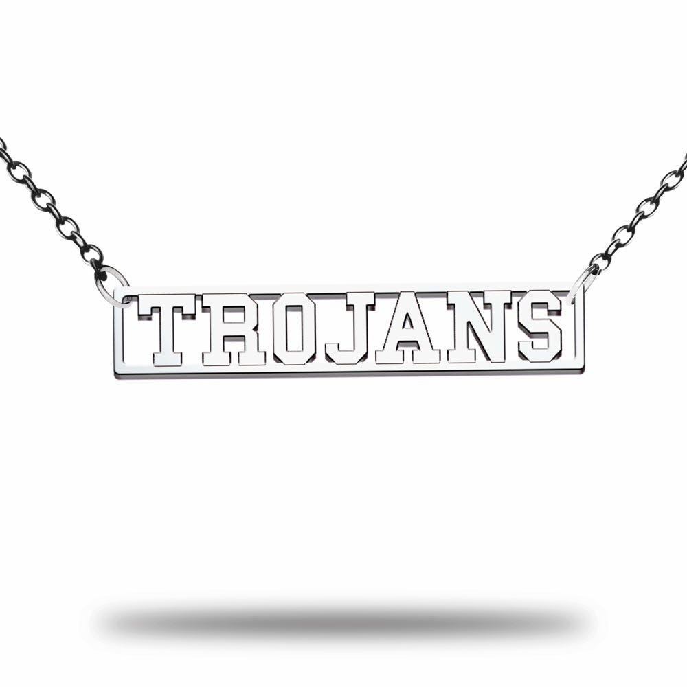 Usc Trojan Bar Necklace