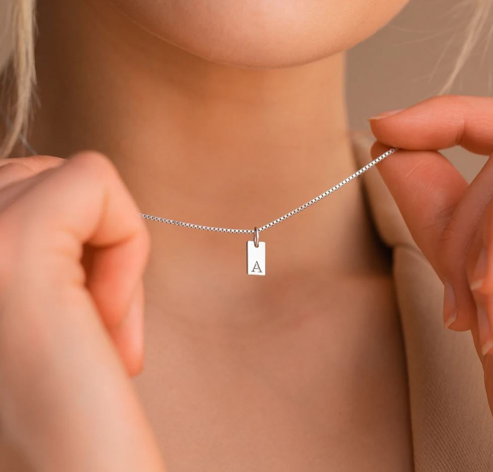 Dainty Initial Pendant Necklace