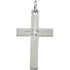 Cross Pendant With Diamond