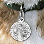 Saint Francis Protect My Pet Tag