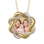 Braided Vine Photo Pendant