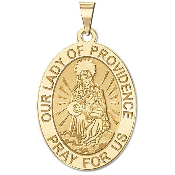 Our Lady Of Providence Medal - Oval