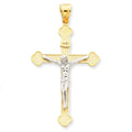 Two Tone Inri Crucifix Pendant