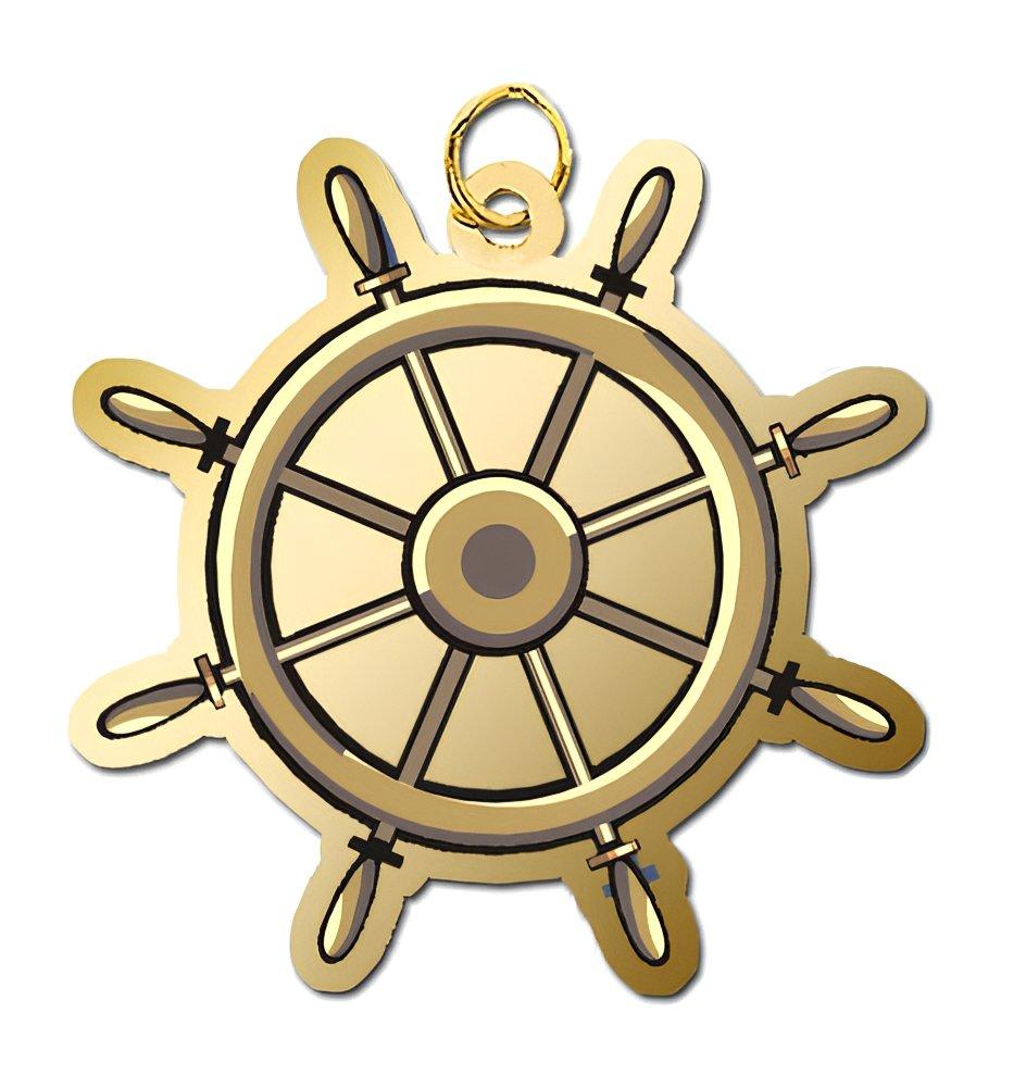Ship Wheel Charm