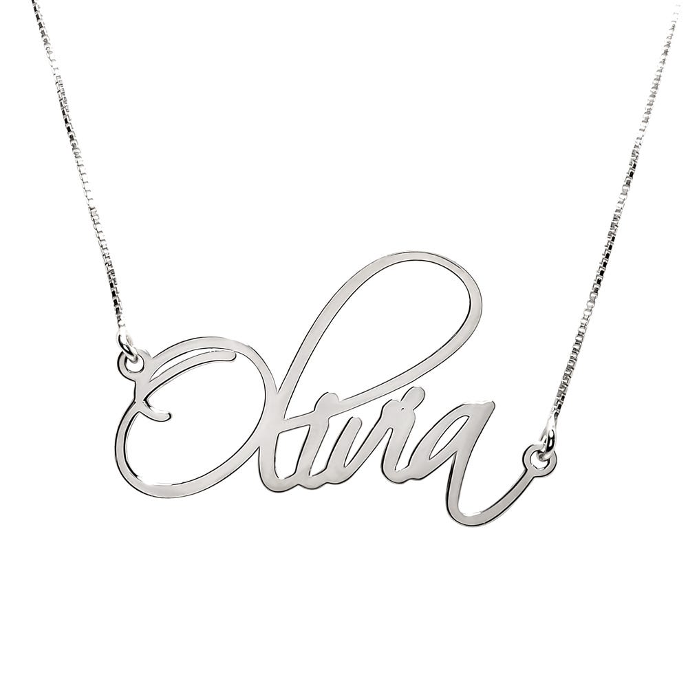 Dainty Script Name Necklace