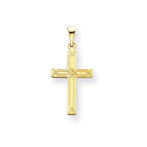 14K Cross Charm
